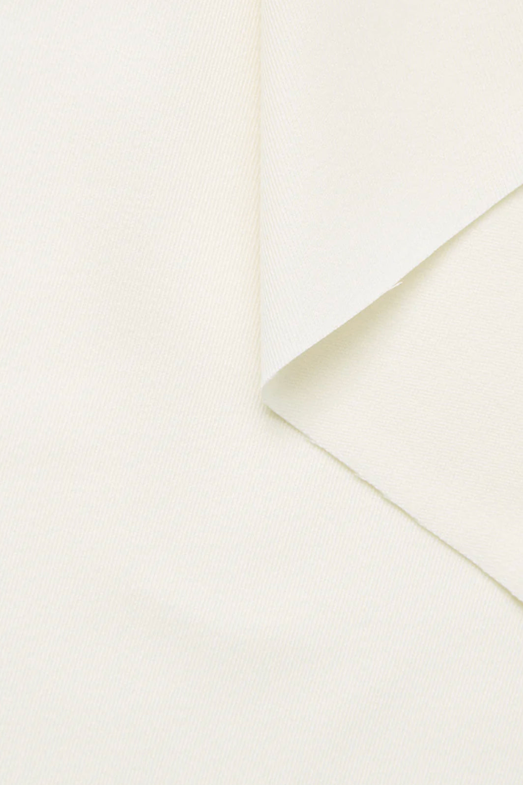 échantillon tissu gabardine de laine blanc cassé pour veste de tailleur femme Made in France Facettes Studio