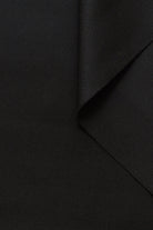 veste smoking femme col satin noir et grain de poudre en laine made in France par Facettes Studio