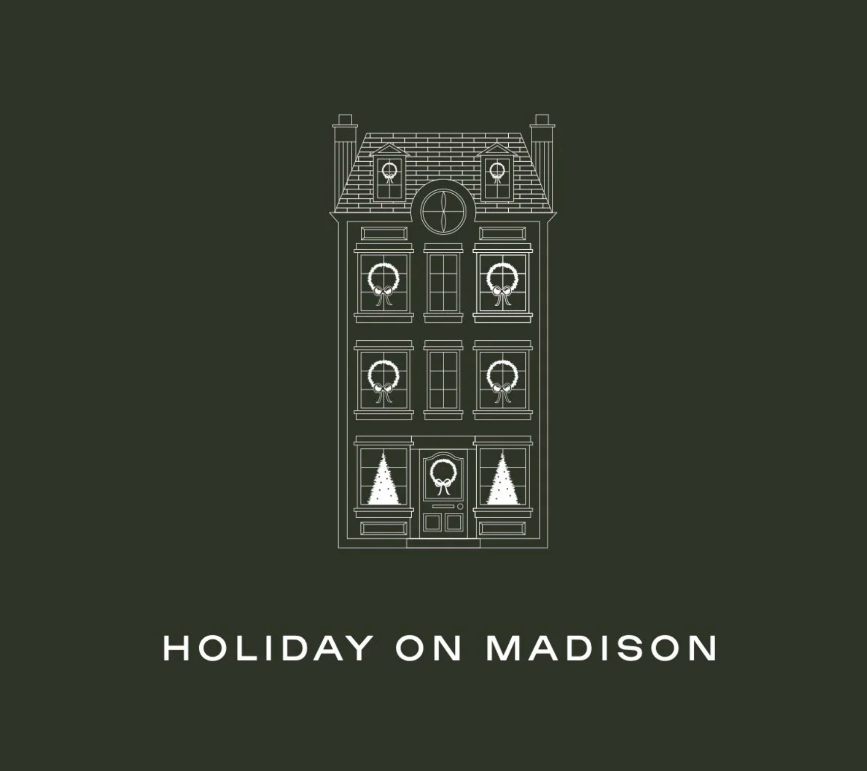 pop-up Holiday on Madison à NY