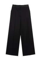 pantalon de smoking femme grain de poudre noir Made in France par Facettes Studio